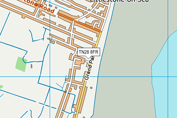 TN28 8FR map - OS VectorMap District (Ordnance Survey) TN28 8FR map - OS VectorMap District (Ordnance Survey)