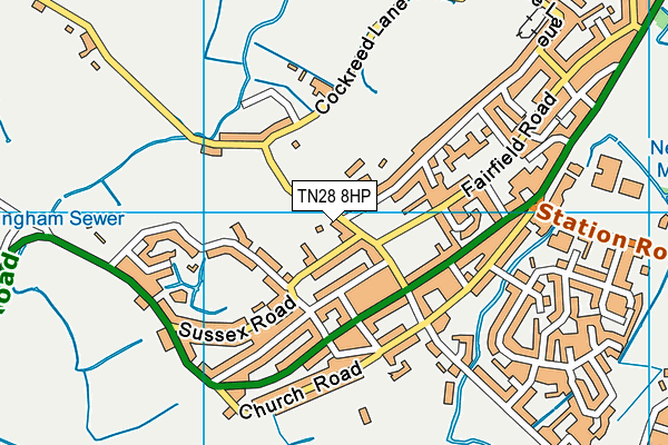 TN28 8HP map - OS VectorMap District (Ordnance Survey) TN28 8HP map - OS VectorMap District (Ordnance Survey)