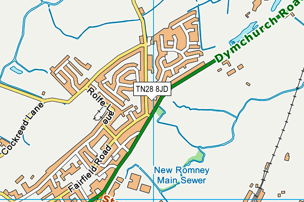 TN28 8JD map - OS VectorMap District (Ordnance Survey) TN28 8JD map - OS VectorMap District (Ordnance Survey)