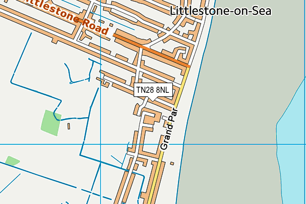 TN28 8NL map - OS VectorMap District (Ordnance Survey) TN28 8NL map - OS VectorMap District (Ordnance Survey)