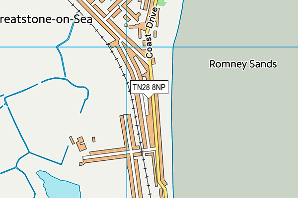 TN28 8NP map - OS VectorMap District (Ordnance Survey) TN28 8NP map - OS VectorMap District (Ordnance Survey)