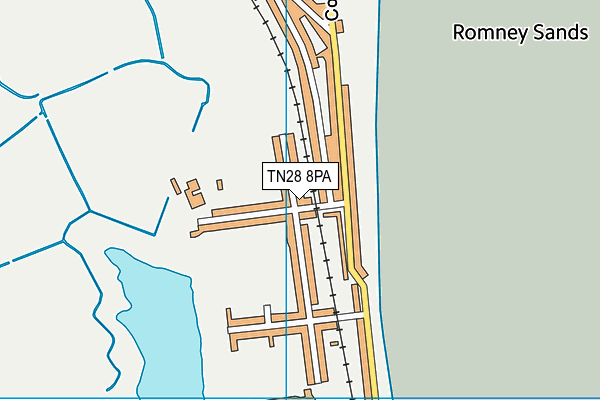 TN28 8PA map - OS VectorMap District (Ordnance Survey) TN28 8PA map - OS VectorMap District (Ordnance Survey)