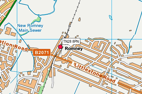 TN28 8PN map - OS VectorMap District (Ordnance Survey) TN28 8PN map - OS VectorMap District (Ordnance Survey)