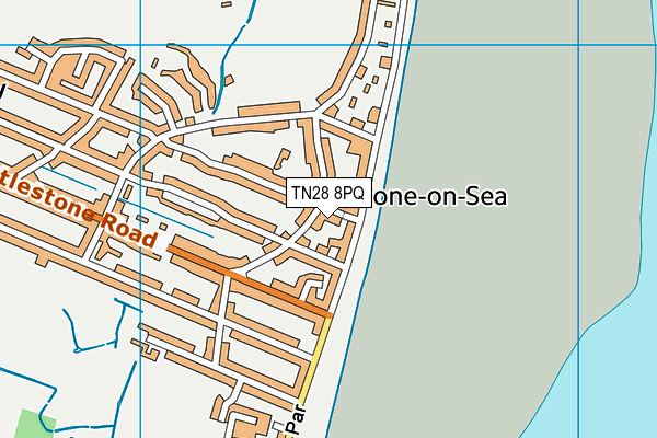 TN28 8PQ map - OS VectorMap District (Ordnance Survey) TN28 8PQ map - OS VectorMap District (Ordnance Survey)