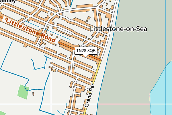 TN28 8QB map - OS VectorMap District (Ordnance Survey) TN28 8QB map - OS VectorMap District (Ordnance Survey)
