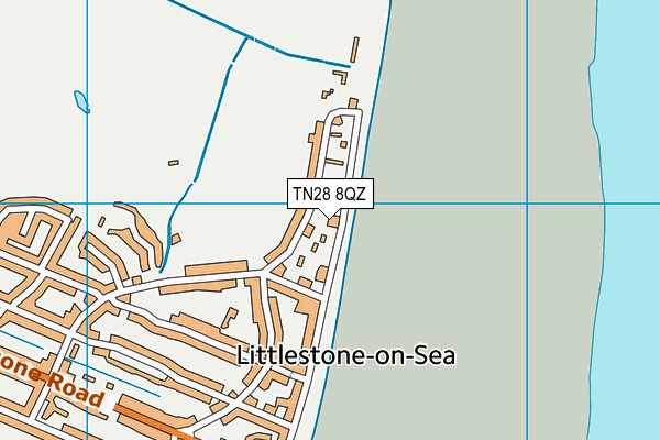 TN28 8QZ map - OS VectorMap District (Ordnance Survey)