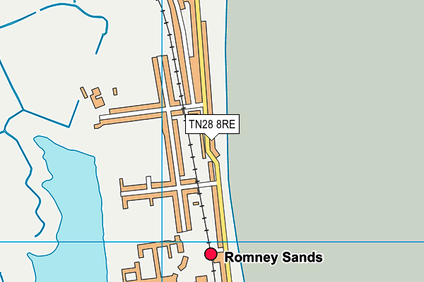 TN28 8RE map - OS VectorMap District (Ordnance Survey)