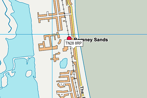 TN28 8RP map - OS VectorMap District (Ordnance Survey)