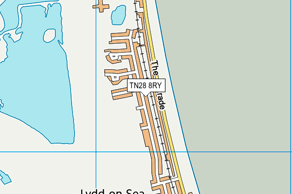 TN28 8RY map - OS VectorMap District (Ordnance Survey) TN28 8RY map - OS VectorMap District (Ordnance Survey)