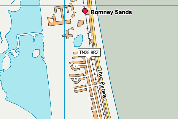 TN28 8RZ map - OS VectorMap District (Ordnance Survey)