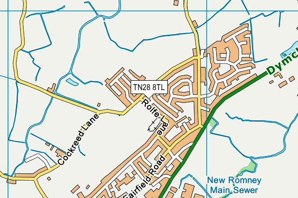 TN28 8TL map - OS VectorMap District (Ordnance Survey) TN28 8TL map - OS VectorMap District (Ordnance Survey)