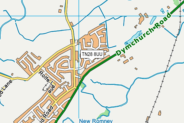 TN28 8UU map - OS VectorMap District (Ordnance Survey) TN28 8UU map - OS VectorMap District (Ordnance Survey)