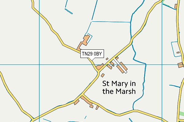 TN29 0BY map - OS VectorMap District (Ordnance Survey) TN29 0BY map - OS VectorMap District (Ordnance Survey)
