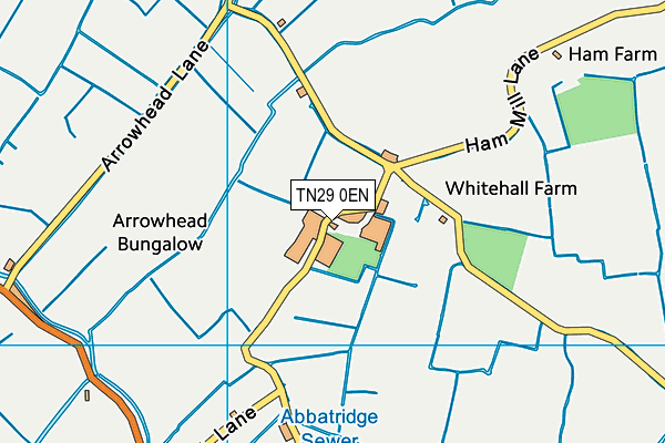 TN29 0EN map - OS VectorMap District (Ordnance Survey) TN29 0EN map - OS VectorMap District (Ordnance Survey)