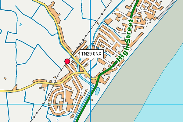 TN29 0NX map - OS VectorMap District (Ordnance Survey) TN29 0NX map - OS VectorMap District (Ordnance Survey)