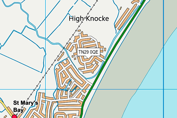 TN29 0QE map - OS VectorMap District (Ordnance Survey) TN29 0QE map - OS VectorMap District (Ordnance Survey)