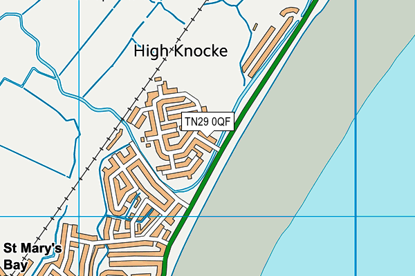 TN29 0QF map - OS VectorMap District (Ordnance Survey) TN29 0QF map - OS VectorMap District (Ordnance Survey)