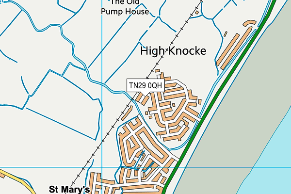 TN29 0QH map - OS VectorMap District (Ordnance Survey) TN29 0QH map - OS VectorMap District (Ordnance Survey)