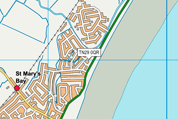 TN29 0QR map - OS VectorMap District (Ordnance Survey) TN29 0QR map - OS VectorMap District (Ordnance Survey)