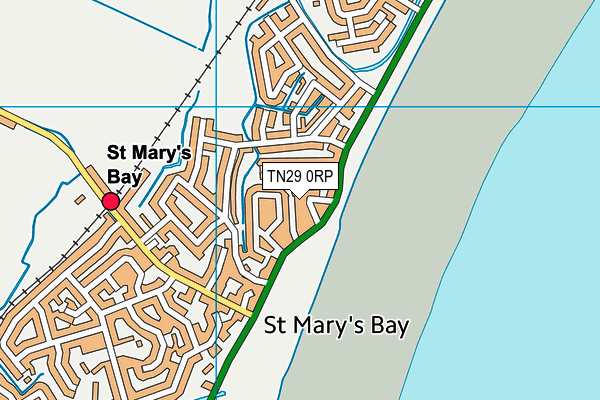TN29 0RP map - OS VectorMap District (Ordnance Survey) TN29 0RP map - OS VectorMap District (Ordnance Survey)