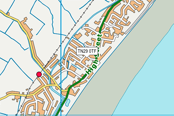 TN29 0TF map - OS VectorMap District (Ordnance Survey) TN29 0TF map - OS VectorMap District (Ordnance Survey)