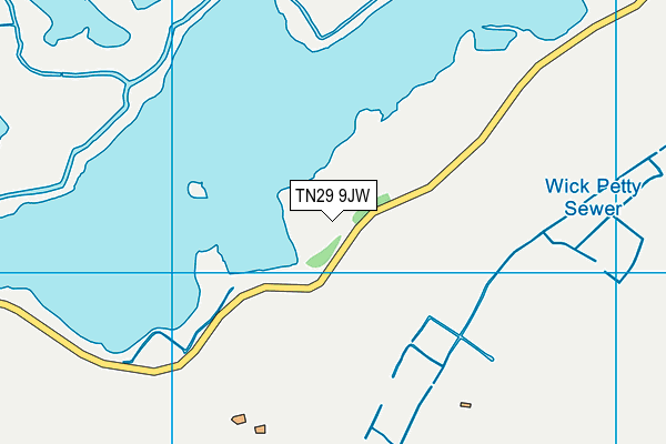 TN29 9JW map - OS VectorMap District (Ordnance Survey) TN29 9JW map - OS VectorMap District (Ordnance Survey)