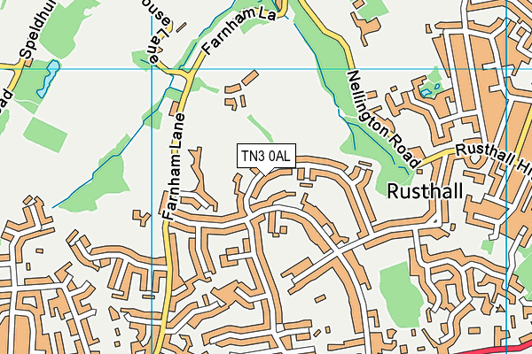 TN3 0AL map - OS VectorMap District (Ordnance Survey) TN3 0AL map - OS VectorMap District (Ordnance Survey)