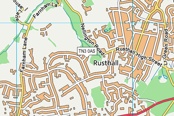 TN3 0AS map - OS VectorMap District (Ordnance Survey) TN3 0AS map - OS VectorMap District (Ordnance Survey)