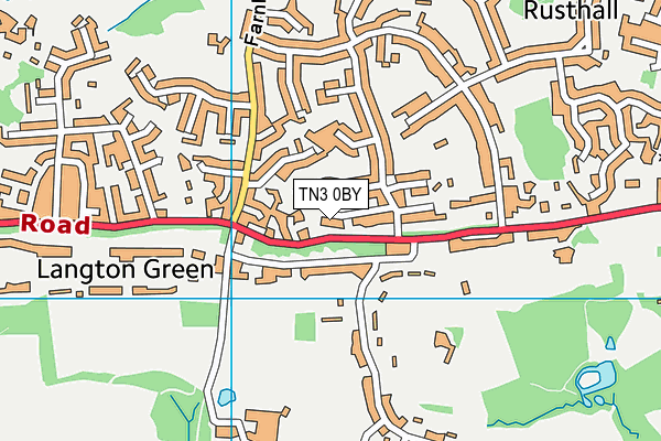 TN3 0BY map - OS VectorMap District (Ordnance Survey) TN3 0BY map - OS VectorMap District (Ordnance Survey)