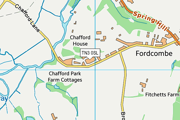 TN3 0SL map - OS VectorMap District (Ordnance Survey) TN3 0SL map - OS VectorMap District (Ordnance Survey)