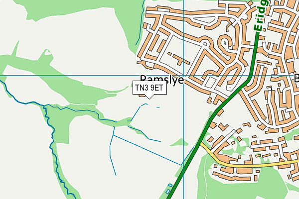 TN3 9ET map - OS VectorMap District (Ordnance Survey) TN3 9ET map - OS VectorMap District (Ordnance Survey)