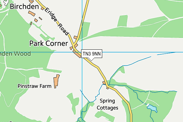TN3 9NN map - OS VectorMap District (Ordnance Survey) TN3 9NN map - OS VectorMap District (Ordnance Survey)