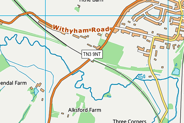 TN3 9NT map - OS VectorMap District (Ordnance Survey) TN3 9NT map - OS VectorMap District (Ordnance Survey)