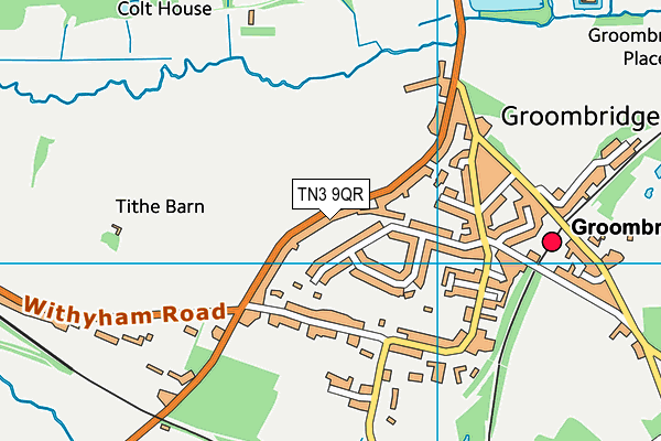 TN3 9QR map - OS VectorMap District (Ordnance Survey) TN3 9QR map - OS VectorMap District (Ordnance Survey)