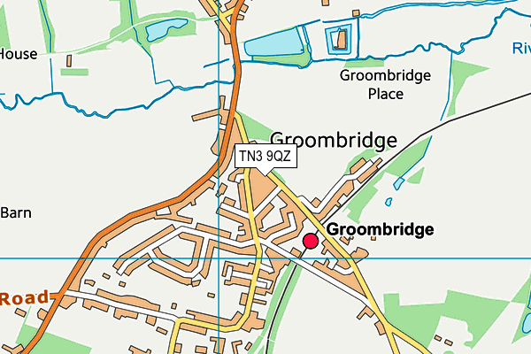 TN3 9QZ map - OS VectorMap District (Ordnance Survey) TN3 9QZ map - OS VectorMap District (Ordnance Survey)