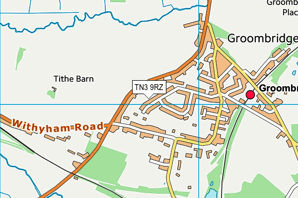 TN3 9RZ map - OS VectorMap District (Ordnance Survey) TN3 9RZ map - OS VectorMap District (Ordnance Survey)