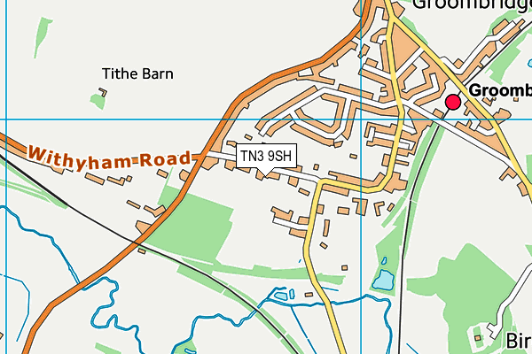 TN3 9SH map - OS VectorMap District (Ordnance Survey) TN3 9SH map - OS VectorMap District (Ordnance Survey)