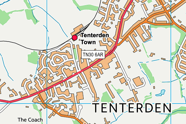 TN30 6AR map - OS VectorMap District (Ordnance Survey) TN30 6AR map - OS VectorMap District (Ordnance Survey)