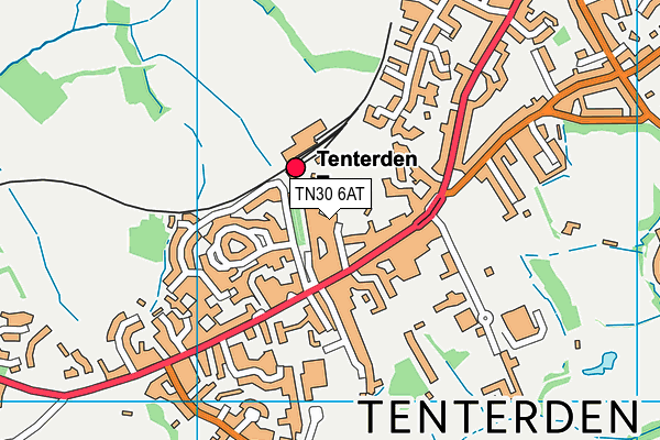 TN30 6AT map - OS VectorMap District (Ordnance Survey) TN30 6AT map - OS VectorMap District (Ordnance Survey)