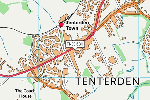 TN30 6BH map - OS VectorMap District (Ordnance Survey)