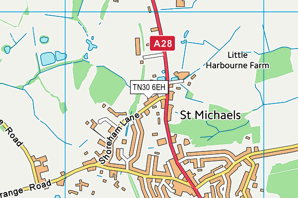 TN30 6EH map - OS VectorMap District (Ordnance Survey) TN30 6EH map - OS VectorMap District (Ordnance Survey)