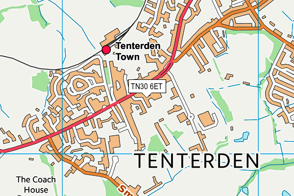 TN30 6ET map - OS VectorMap District (Ordnance Survey)