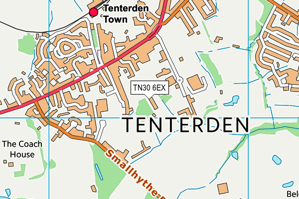 TN30 6EX map - OS VectorMap District (Ordnance Survey) TN30 6EX map - OS VectorMap District (Ordnance Survey)