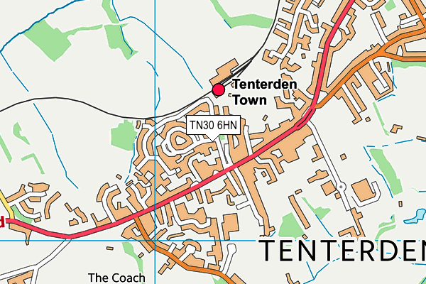 TN30 6HN map - OS VectorMap District (Ordnance Survey) TN30 6HN map - OS VectorMap District (Ordnance Survey)