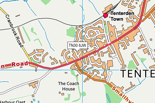 TN30 6JW map - OS VectorMap District (Ordnance Survey) TN30 6JW map - OS VectorMap District (Ordnance Survey)