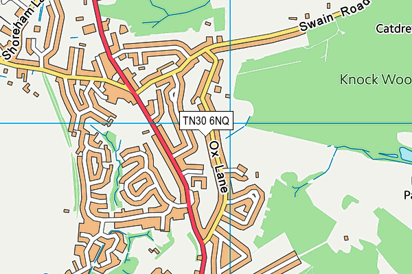 TN30 6NQ map - OS VectorMap District (Ordnance Survey) TN30 6NQ map - OS VectorMap District (Ordnance Survey)