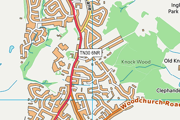 TN30 6NR map - OS VectorMap District (Ordnance Survey) TN30 6NR map - OS VectorMap District (Ordnance Survey)