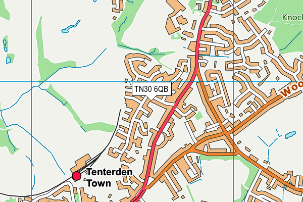 TN30 6QB map - OS VectorMap District (Ordnance Survey) TN30 6QB map - OS VectorMap District (Ordnance Survey)
