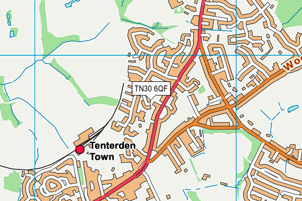 TN30 6QF map - OS VectorMap District (Ordnance Survey) TN30 6QF map - OS VectorMap District (Ordnance Survey)