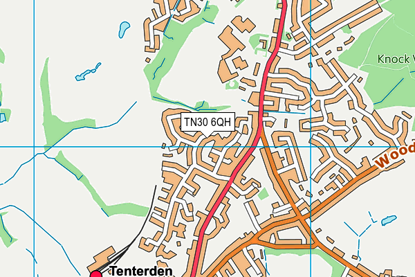 TN30 6QH map - OS VectorMap District (Ordnance Survey) TN30 6QH map - OS VectorMap District (Ordnance Survey)